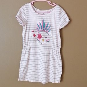 Tex striped dress